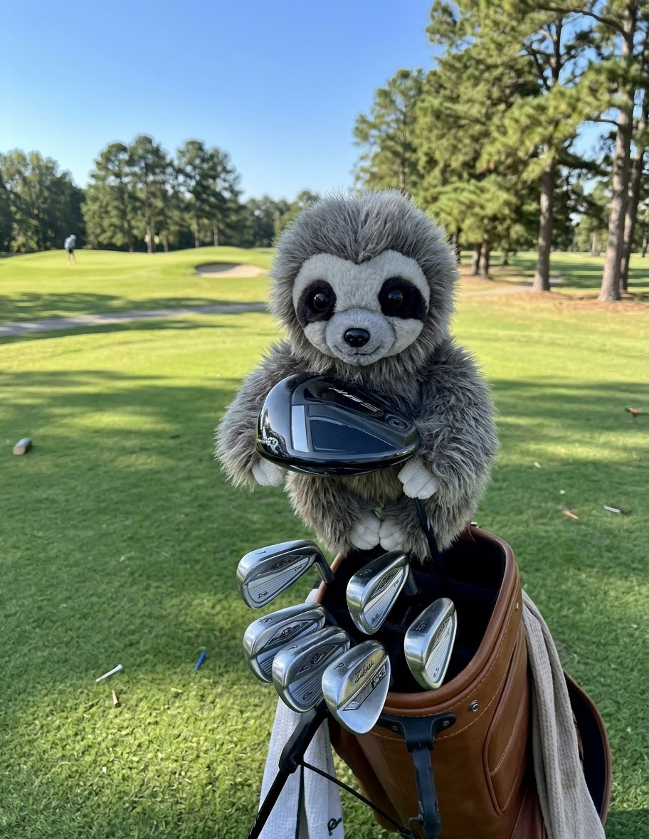 Lazy Sloth Golf Headcover